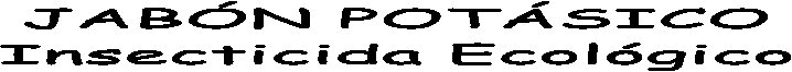 JABN POTSICO
Insecticida Ecolgico